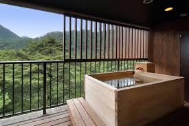 露天風呂、部屋からの景色が最高の写真