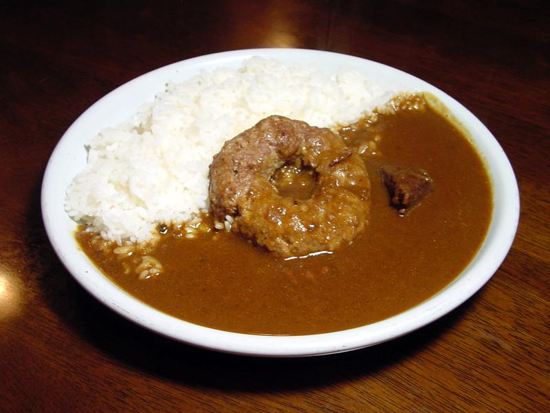 ハンバーグカレーライスの写真